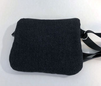 Man's Denim Fanny Pack-denim, fanny pack, mans bag, waist bag, waterproof fabric, mans fanny pack, minimalist fanny pack, minimalist bag, black denim fanny pack, mans black bag, denim fanny pack, black waist bag, mans black denim bag