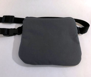 Man's Gray Fanny Pack-fanny pack, mans fanny pack, fabric, gray, waist bag, water proof fabric, minimalist fanny pack, gray fanny pack for men, handmade fanny pack, mans gray fanny pack, fabric fanny pack, plain fanny pack, adjustable strap fanny pack