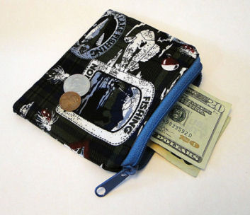 Fishing Coin Purses-fishing coin purse, mans coin purse, boating, boating coin purse, credit card wallet, cash wallet, fabric coin purse, blue wallet, blue coin purse, gift for men, green coin purse, gift for boys, boys coin purse