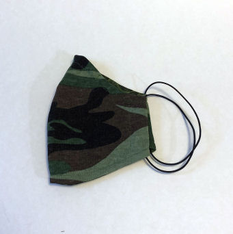 Green Camouflage Cotton Face Mask-face mask, green camouflage, fabric, dust mask, allergy mask