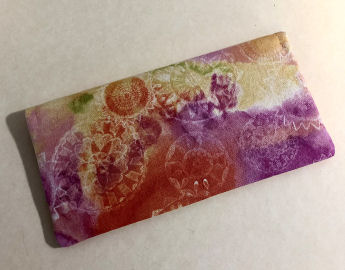 Tie Dye Woman's Wallet-womans wallet, tie dye fabric, pink, slim wallet, minimalist wallet, fabric wallet, credit card pocket wallet, cash pocket wallet, pink wallet, womans fabric wallet, womans tie dye wallet, cash wallet, credit card wallet