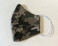 Tan Camouflage Flannel Face Masks-face mask, cotton face mask, mask for men, gift for him, tan camouflage, large face mask