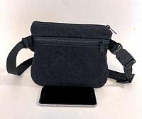 Man's Denim Fanny Pack-denim, fanny pack, mans bag, waist bag, waterproof fabric, mans fanny pack, minimalist fanny pack, minimalist bag, black denim fanny pack, mans black bag, denim fanny pack, black waist bag, mans black denim bag
