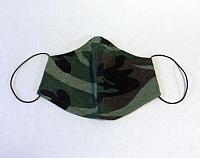 Green Camouflage Cotton Face Mask-face mask, green camouflage, fabric, dust mask, allergy mask